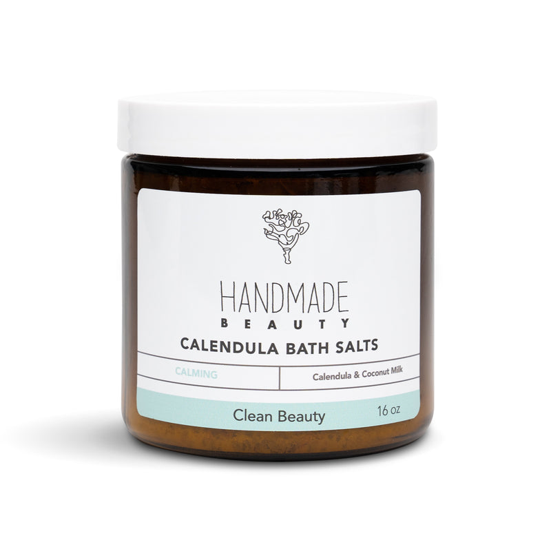 Calendula Bath Salts 16 oz - Handmade Beauty