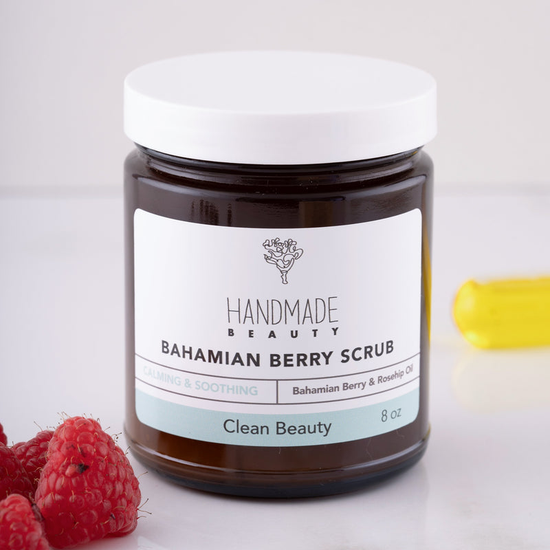 Bahamian Berry Scrub 8 oz - Handmade Beauty
